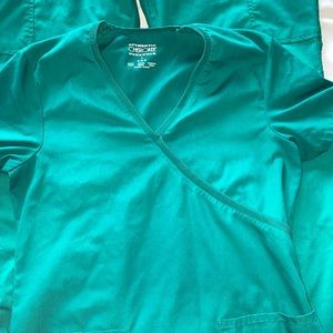 Hunter green scrubs
